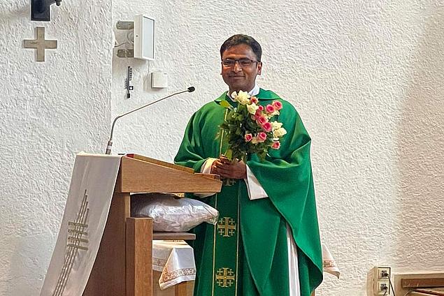 Pfarrer Allam geht zurück nach Indien