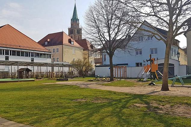 Garten des Kindergarten St. Johannes in Neumarkt 